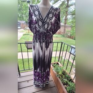 Cato Elastic Waist Maxi Dress